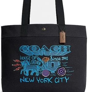 Coach Tote bag- Tote 38 With Art School Graphic